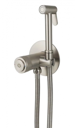 Гигиенический душ Allen Brau Liberty 5.33005-BN, С ВНУТРЕННЕЙ ЧАСТЬЮ, брашированный никель