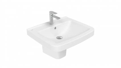 Раковина Creavit Lara LR060-00CB00E-0000, белая глянцевая