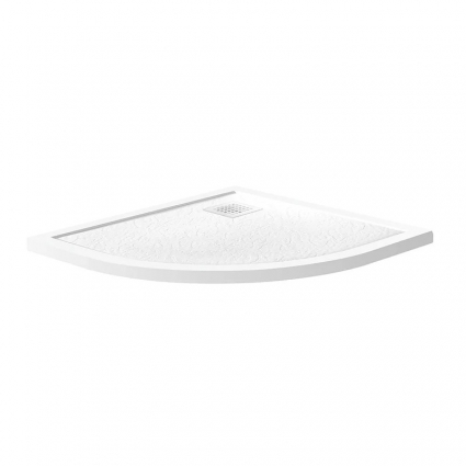 Поддон для душа BelBagno Uno TRAY-MR-UNO-R-90-550-35-W-BO, 90х90, белый, с сифоном