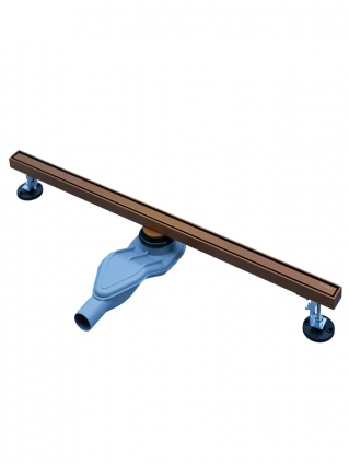 Душевой трап (лоток) AltroBagno Supremo 071236 RaSp (80), матовая медь