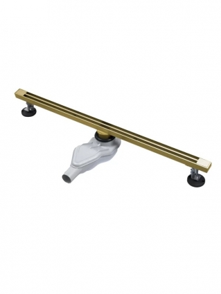 Душевой трап (лоток) AltroBagno Stella 071227 OrSp (80), матовое золото