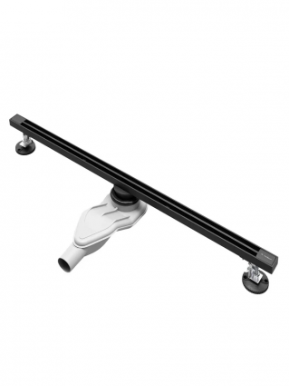 Душевой трап (лоток) AltroBagno Stella 071226 NeOp (80), матовый черный