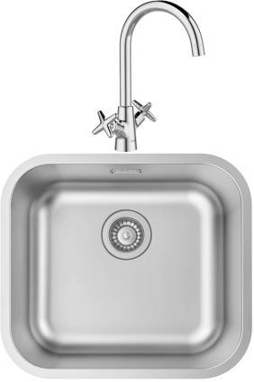 Комплект Мойка Iddis Mate MAT49S0i77 + Смеситель Acros ACRSB00i05 хром