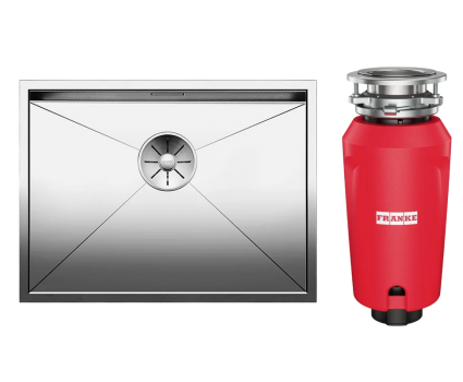 Комплект Мойка Blanco Zerox 500-U + Измельчитель Franke 134.0715.098