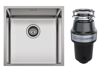 Комплект Мойка Seaman Eco Roma SMR-4444A.A + Измельчитель KUCHENSTERN Muhle 351MU35