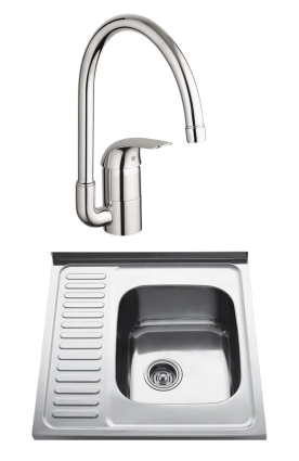 Комплект Мойка Kaiser KSS-6060 R + Смеситель Grohe Euroeco 32752000