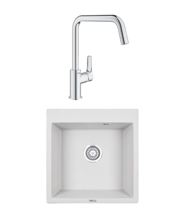 Комплект Мойка Granula 5102, арктик + Смеситель Grohe Eurosmart 30567000