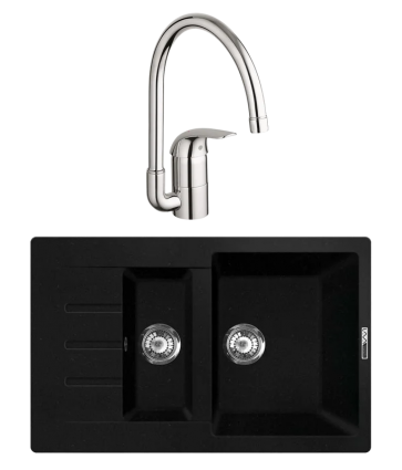 Комплект Мойка Lava D2.LAV + Смеситель Grohe Euroeco 32752000