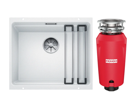 Комплект Мойка Blanco Etagon 500-U 522231 белая + Измельчитель Franke 134.0715.098