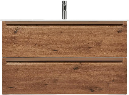 Тумба с раковиной Inda Piccadilly 80, rovere castagno