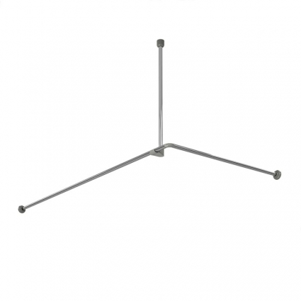 Карниз для ванны Wasserkraft Dinkel SC-469018, 180x90 см, серебристый
