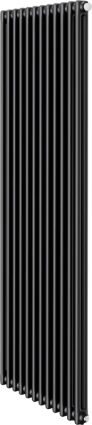 Радиатор стальной Royal Thermo Insignia VC2180, 12 секций, матовый черный