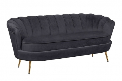 Диван Mak-interior Pearl Triple черного цвета