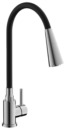 Смеситель для кухни BELZ B809 B74809 с гибким изливом, хром