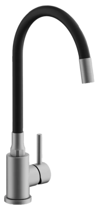 Смеситель для кухни BELZ B809 B73809-1 с гибким изливом, сатин