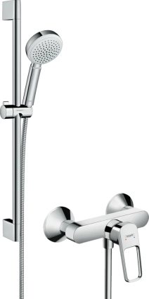 Душевой комплект Hansgrohe Душевой гарнитур Crometta 100 26652400 + Смеситель для душа Logis loop 71247000
