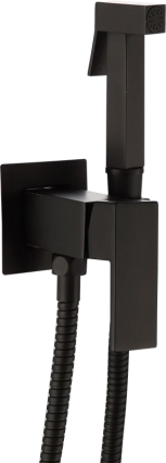 Гигиенический душ Frap F7506-6 со смесителем, С ВНУТРЕННЕЙ ЧАСТЬЮ, черный