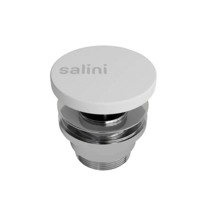 Донный клапан для раковины Salini D 506 глянцевый белый