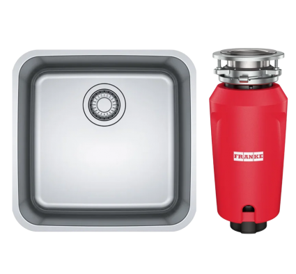 Комплект Мойка Franke Bell ВСX 110-42 нержавеющая сталь + Измельчитель 134.0715.095