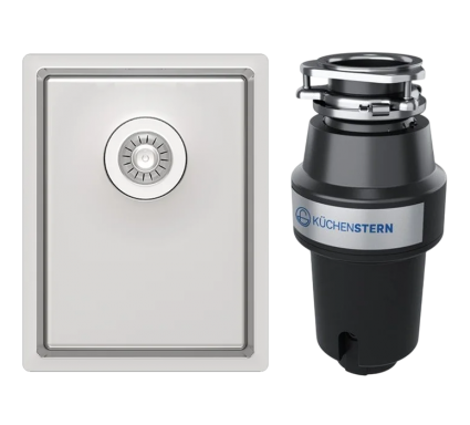 Комплект Мойка Florentina Оптима OHM.300.400 + Измельчитель KUCHENSTERN Muhle 350MU35