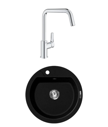 Комплект Мойка Lava R3 + Смеситель Grohe Eurosmart 30567000