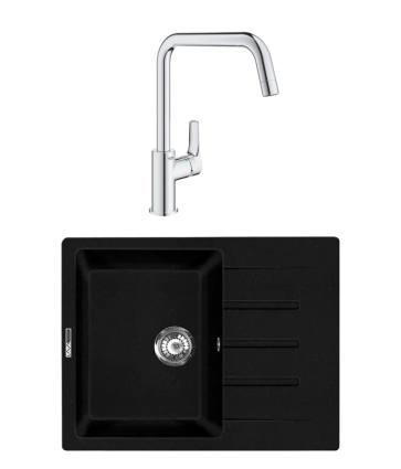 Комплект Мойка Lava L1.LAV + Смеситель Grohe Eurosmart 30567000