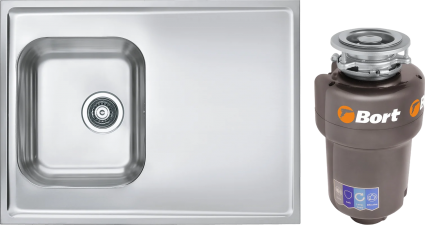 Комплект Мойка Alveus Classic Pro 30 + Измельчитель Bort Titan 5000 Control