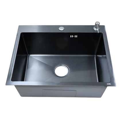 Комплект Azario Nicole AZB5050H1 нержавеющая сталь черная, соты, с дозатором