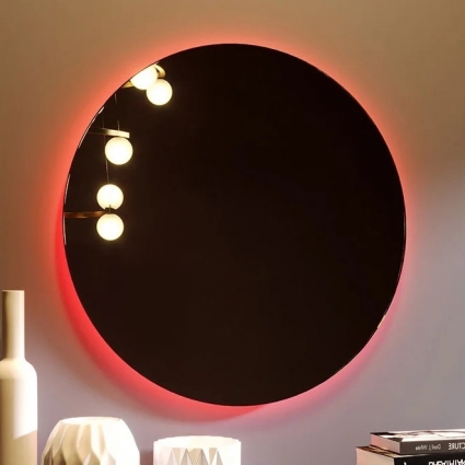 Зеркало круглое Silver Mirrors Savanna-RGB 77 с подсветкой мульти-цвет