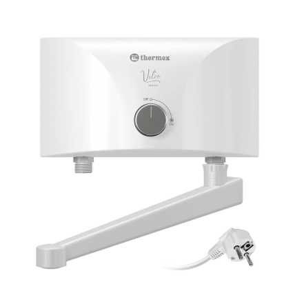Проточный водонагреватель Thermex Vetro 3500 tap электрический