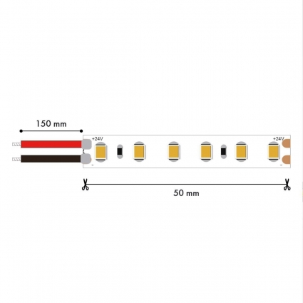 Лента светодиодная 5M SMD2835 14.4W/m 4000K IP65 Favourite 2001-41465