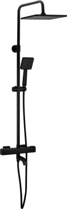 Душевая стойка Gappo G91 G2491-6 с термостатом, черная
