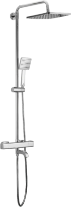 Душевая стойка Gappo G91 G2491 с термостатом, хром