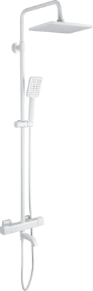 Душевая стойка Gappo G91 G2491-8 с термостатом, белая