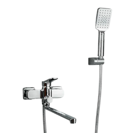 Смеситель с длинным изливом для ванны Frap H61 F2261 хром