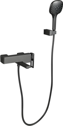 Смеситель для ванны с душем Gappo G3217-9 оружейная сталь