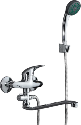 Смеситель с длинным изливом для ванны Frap H02 F2102-B