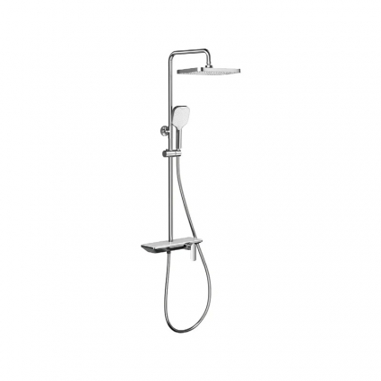 Душевая стойка Gappo G96 G2496-10 белая, хром