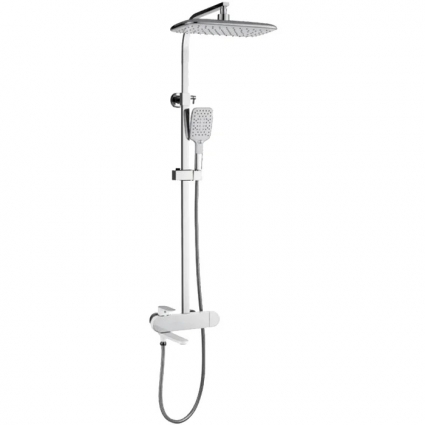 Душевая стойка Gappo G83 G2483-8 белая, хром