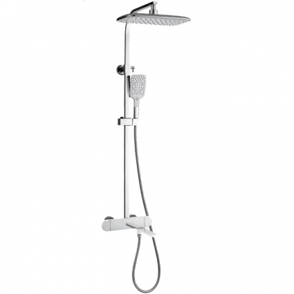 Душевая стойка Gappo G83-8 G2483-50 белая, хром
