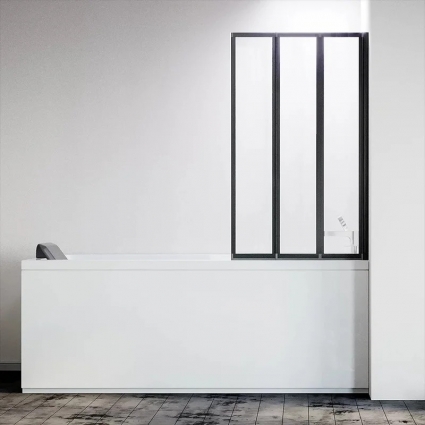 Шторка на ванну Veconi Palau PL-73BR 90 см