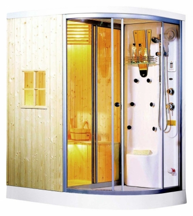 Душевая кабина Appollo AG-0201 L с баней и финской сауной