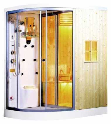 Душевая кабина Appollo AG-0201 R с баней и финской сауной