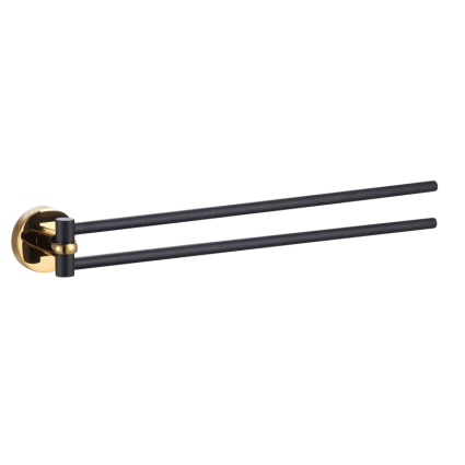 Полотенцедержатель Wonzon & Woghand WW-9231 черный, золото