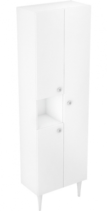 Шкаф-пенал Triton Сотис 60 L, 3 двери, белый