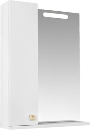 Зеркало-шкаф Triton Родос 60 L с подсветкой, белый