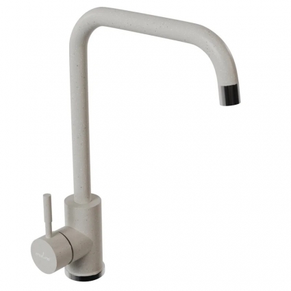 Смеситель для кухни 35к MIXLINE ML-GS12 (331) белый, высокий излив