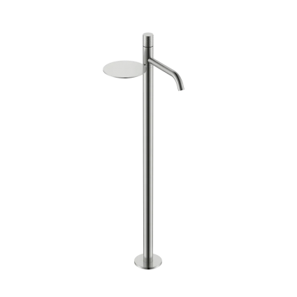 Напольный смеситель для раковины Boheme Stick 120-NB nikel brush diamond