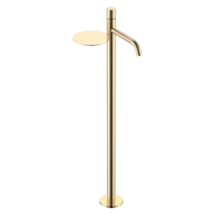 Напольный смеситель для раковины Boheme Stick 120-GG gold diamond