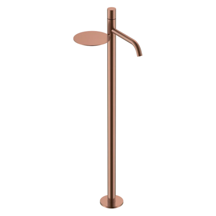 Напольный смеситель для раковины Boheme Stick 120-CB copper brushed diamond